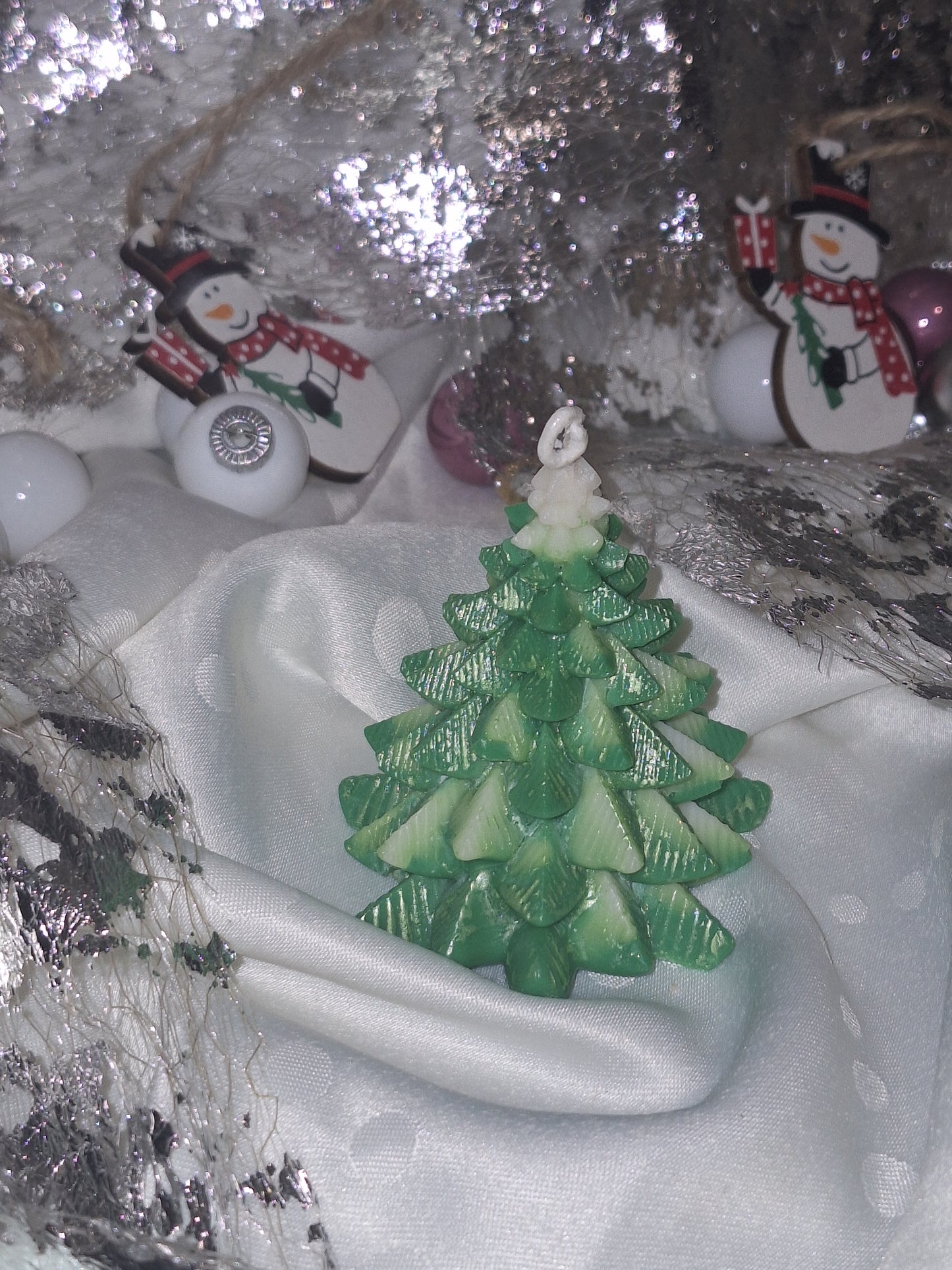 Bougie "mon beau sapin vert"