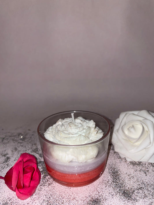Rose scintillante
