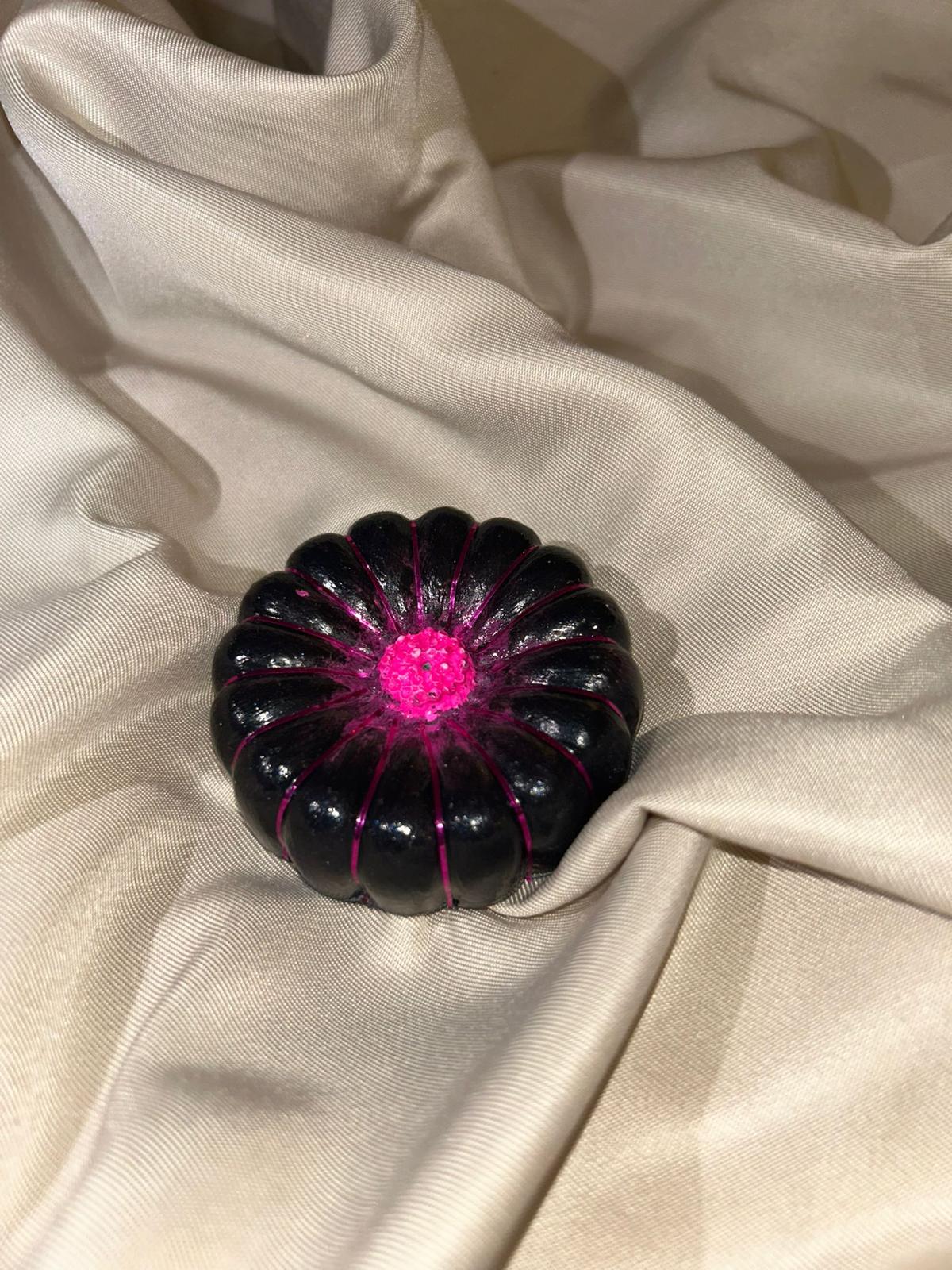 Fleur pour bâton d'encens : ensemble "Rose noire"