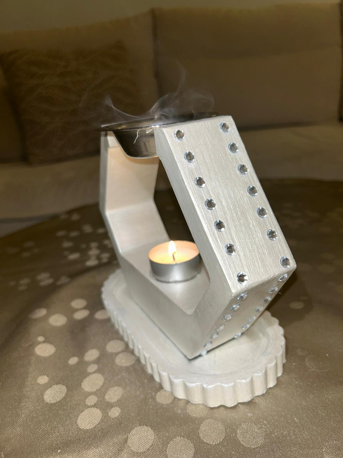 Brûleur à fondants : ensemble "Cristal des neige" (Vendu sans le plateau)