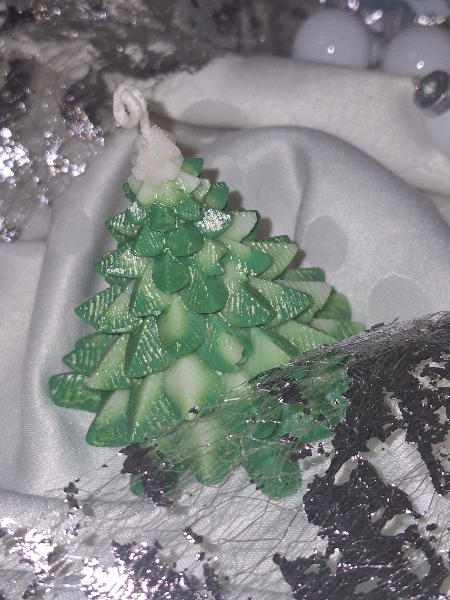 Bougie "mon beau sapin vert"