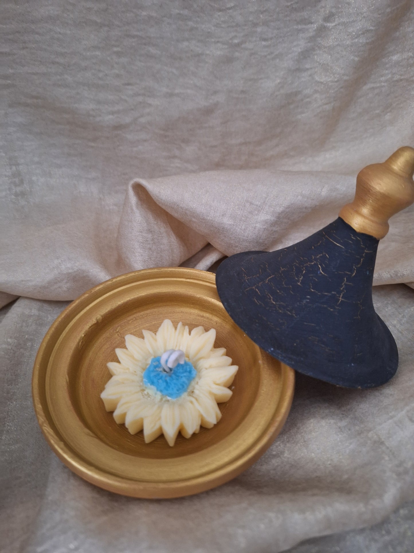 Tajine "noir et d'or"